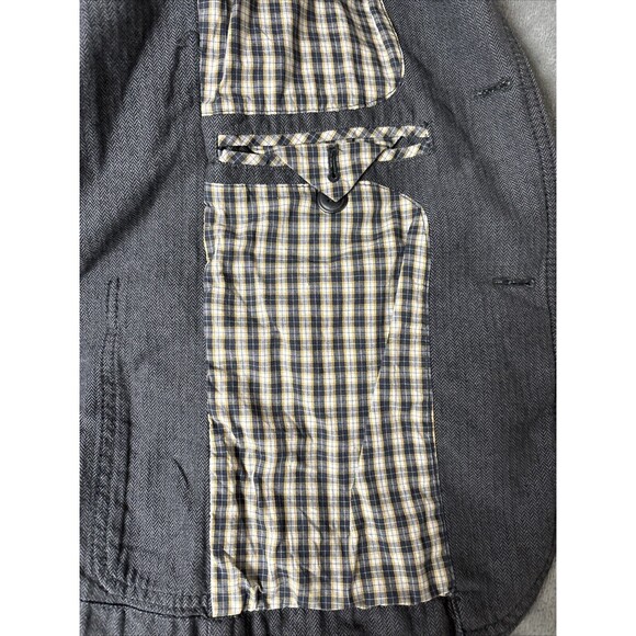MISSES LOGG LABEL OF GRADED GOODS BY H&M GREY COTTON BLAZER‎ SIZE S WOMEN'S - Picture 6 of 11